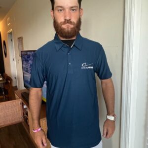 Men's Gravity Golf Shirt - Navy Blue